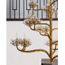 PS9131 AGAVE GOLD CHANDELIER
