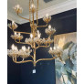 PS9131 AGAVE GOLD CHANDELIER