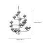 PS9131 AGAVE GOLD CHANDELIER