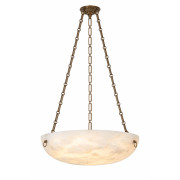 PS9139 Burton Alabaster Bowl Ceiling Light