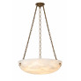 PS9139 Burton Alabaster Bowl Ceiling Light