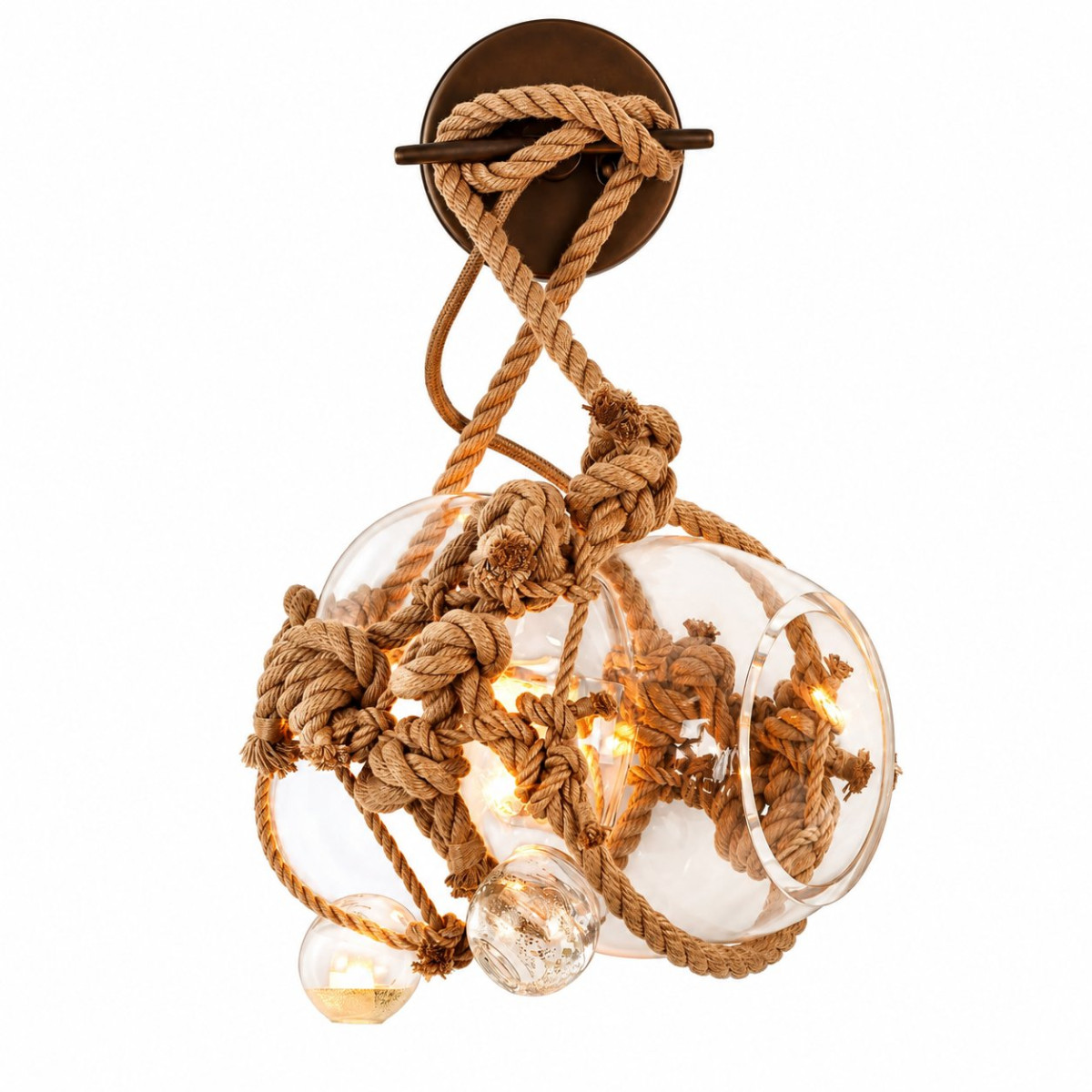 PS9144 Knotty Bubbles Sconce Small