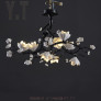 PS1536 BRASS BRANCH CHANDELIER