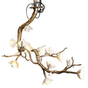 PS1538 BRASS BRANCH CHANDELIER