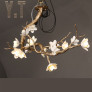 PS1538 BRASS BRANCH CHANDELIER