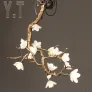 PS1538 BRASS BRANCH CHANDELIER