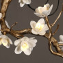 PS1538 BRASS BRANCH CHANDELIER