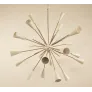 PS1560 ITALIAN DESIGN SPUTNIK BRASS CHANDELIER