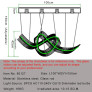 PS1573 RIBBON CHANDELIER