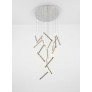 PS1629 ORIA GOLD CHANDELIER