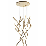 PS1629 ORIA GOLD CHANDELIER