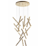 PS1629 ORIA GOLD CHANDELIER