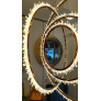 PS1648 ROCK CRYSTAL BRASS CIRCLES LIGHT