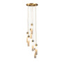 PS1835 ALABASTER TUBES CHANDELIER