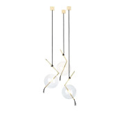 PS1837 NUVOLA THREE LIGHT CHANDELIER