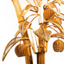 PS1850 RATTAN COCONUT FLOOR LAMP