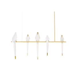 QZ8113 PERCH BIRD CHANDELIER