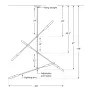 PS1552 SORENTHIA 3-ARM LIGHT