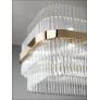 PS2194 CLEAR TRIHEDRONS CHANDELIER