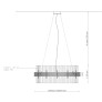 PS2195 TRANSPARENT TRIEDRO CHANDELIER