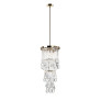 PS2197 CLEAR DROP CHANDELIER