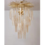 PS1792 SCULPTED MURANO GLASS CHANDELIER
