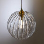PS2009 VINE CHANDELIER GREY AND CLEAR