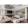 PS2009 VINE CHANDELIER GREY AND CLEAR