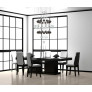 PS2009 VINE CHANDELIER GREY AND CLEAR