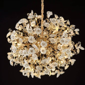 PS2112 32 LIGHTS RETRO PASTORAL CERAMIC PENDANT
