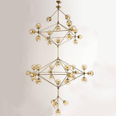 PS2116 40 LIGHTS MAGIC BEAN BALL CHANDELIER