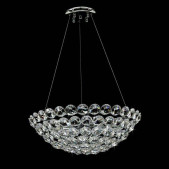 PS2123 MODERN EGYPTIAN CRYSTAL COPPER CHANDELIER