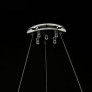PS2123 MODERN EGYPTIAN CRYSTAL COPPER CHANDELIER