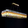 PS2127 RECTANGULAR K9 CRYSTAL CHANDELIER