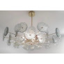 PS2342 GREEN FLOWERS CHANDELIER