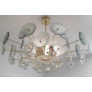 PS2342 GREEN FLOWERS CHANDELIER