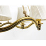 PS2495 MODERN CURVED BRASS WAVE CHANDELIER
