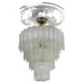 PS2508 ITALIAN TUBI TRONCHI MURANO GLASS CHANDELIER
