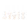 PS2514 PEARLS DOUBLE CHANDELIER