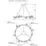 PS2529 STELLA LED RING CHANDELIER