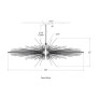 PS2860 STRADA LINEAR CHANDELIER