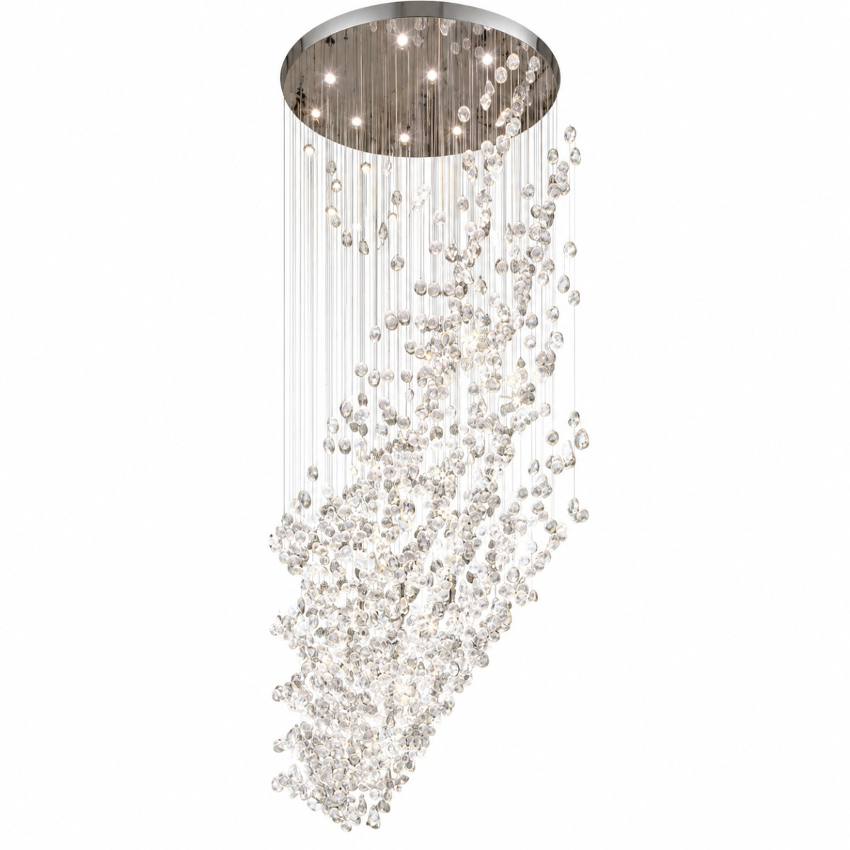 PS2875 MODERN HAND BLOWN GLASS CHANDELIER