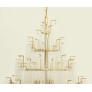 PS2888 CLEAR GLASS TUBES CHANDELIER