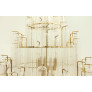 PS2888 CLEAR GLASS TUBES CHANDELIER