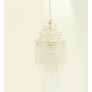 PS2888 CLEAR GLASS TUBES CHANDELIER