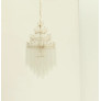 PS2888 CLEAR GLASS TUBES CHANDELIER