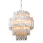 PS2965 Tear Drop Selenite Chandelier