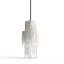 PS2967 Cylinder 3-Tier Selenite Pendant
