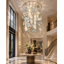 PS3116 Glass Rock Pendant Chandelier