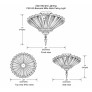 PS9142 Baccarat Mille Nuits Celing Light